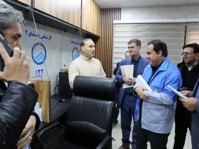بازدید استاندار ایلام از سازمان آب و فاضلاب 