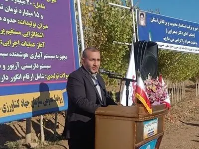 افتتاح فاز اول بزرگ‌ترین «باغ سایبان» کشور در کرمانشاه