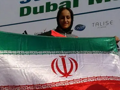 نایب قهرمانی بانوی دوومیدانی کار ایران در ماراتن دبی