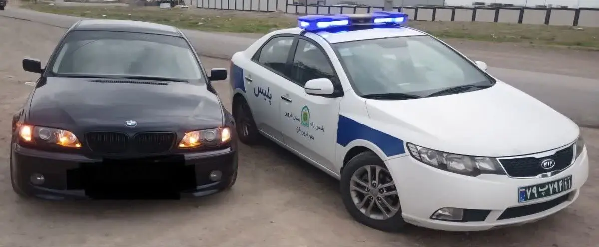 توقیف سواری بی‌ام‌و با سرعت ۱۸۵ کیلومتر بر ساعت در آزاد راه قزوین – کرج