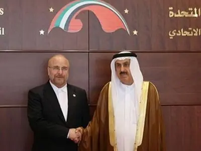 قالیباف لنظیره الاماراتي: نظرة ایران الى الدول الجارة هي نظرة استراتیجیة