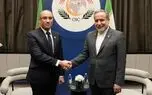 وزیر امور خارجه ایران با وزیر مشاور در امور خارجه الجزایر دیدار کرد