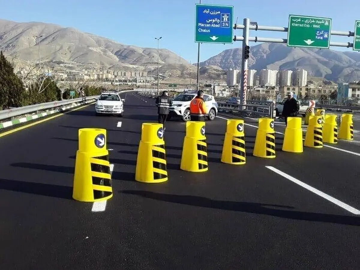 ترافیک در جاده چالوس و آزادراه شمال