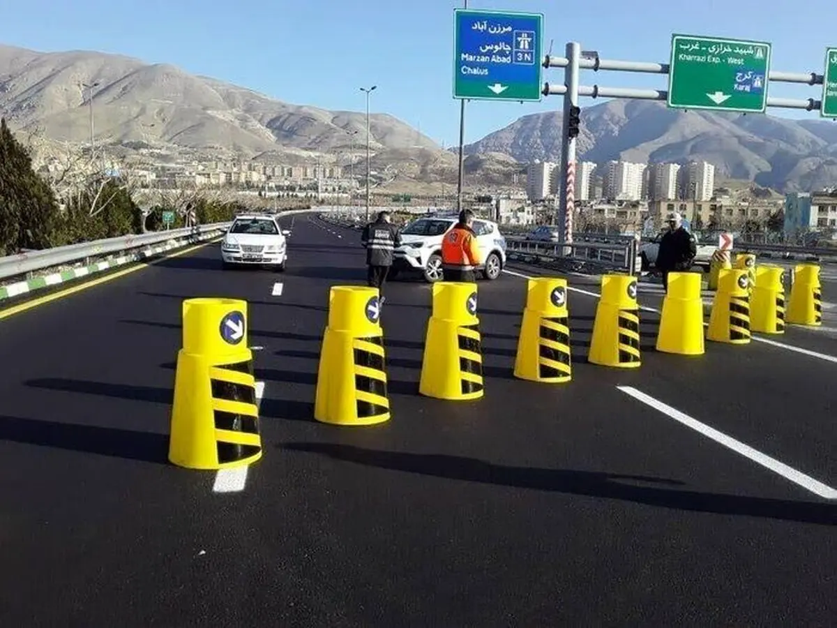 ترافیک در جاده چالوس و آزادراه شمال