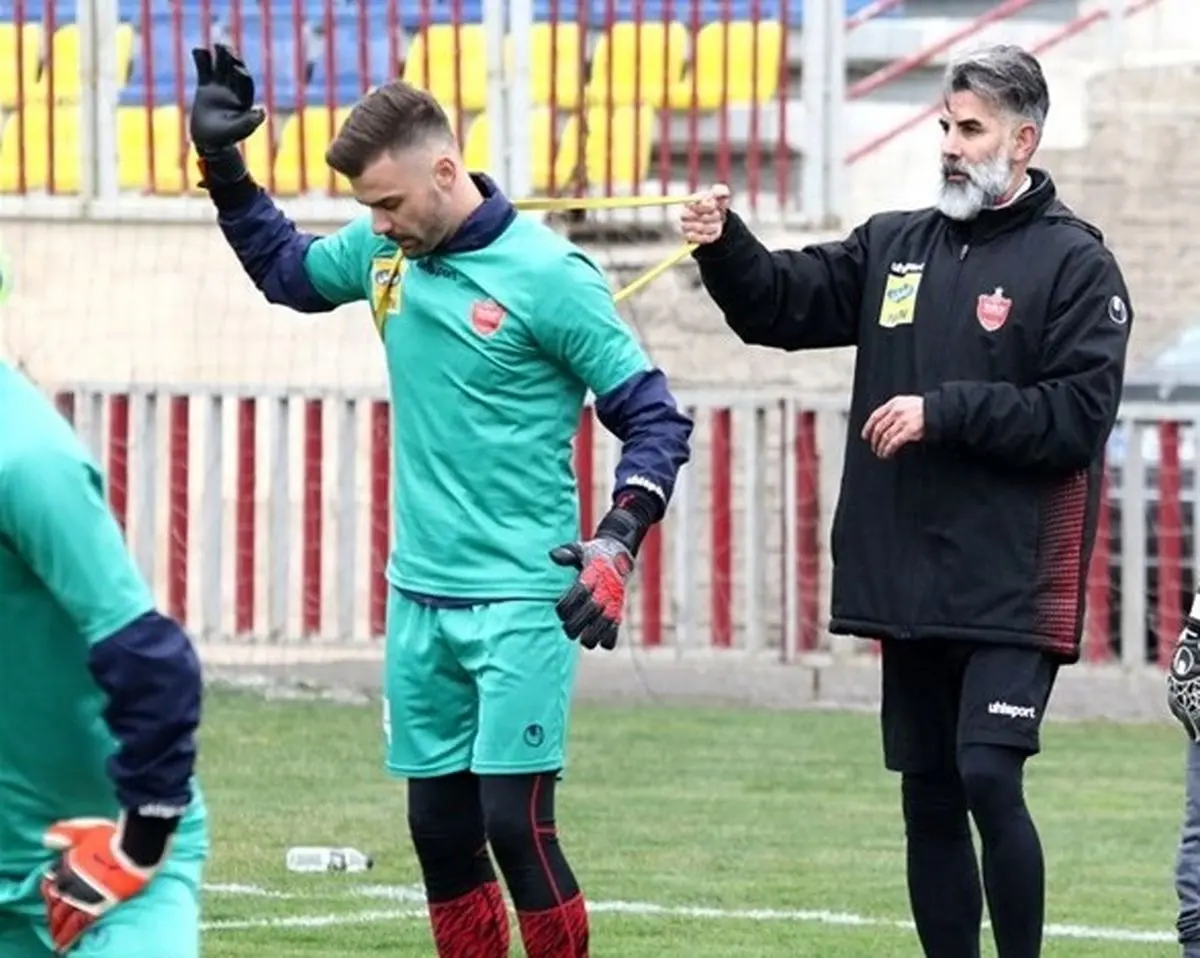 کنایه جنجالی رادو به مربی دروازه‌بانان پرسپولیس (عکس)