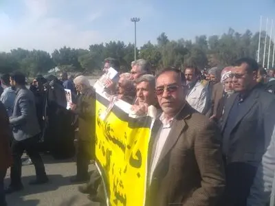 تجمع کارگران بازنشسته در شوش و اهواز