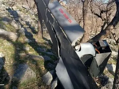 انهدام یک پهباد هرمس ۹۰۰ رژیم صهیونسیتی در اندیکا