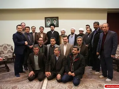 دیدار مدیران آموزش و پرورش قائم شهر با سید حسن خمینی