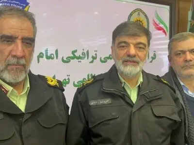 حضور سردار رادان در قرارگاه انتظامی ترافیکی امام علی (ع) + فیلم