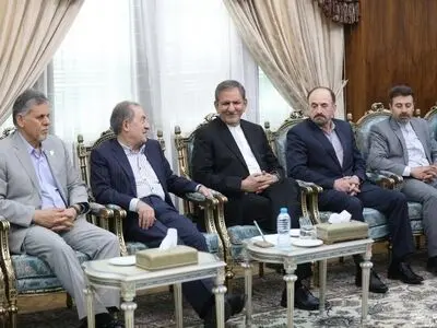 دیدار نوروزی الویری با معاون اول ریاست جمهوری