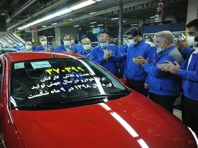 عبور ایران خودرو  از رکورد تولید یک ساله در ۹ ماه 