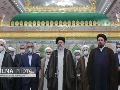 تجدیدمیثاق رئیس قوه قضائیه و مسئولان عالی قضایی با آرمان‌های امام (ره)