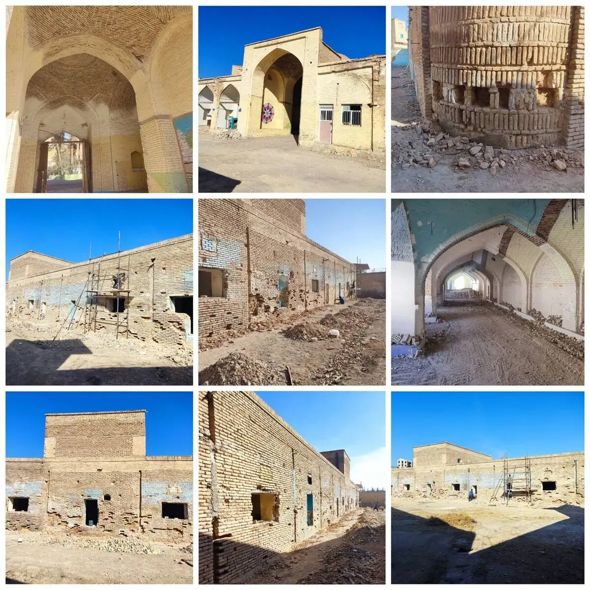 آغاز مرحله جدید مرمت و سامان‌دهی کاروانسرای شاه‌عباسی سمنان