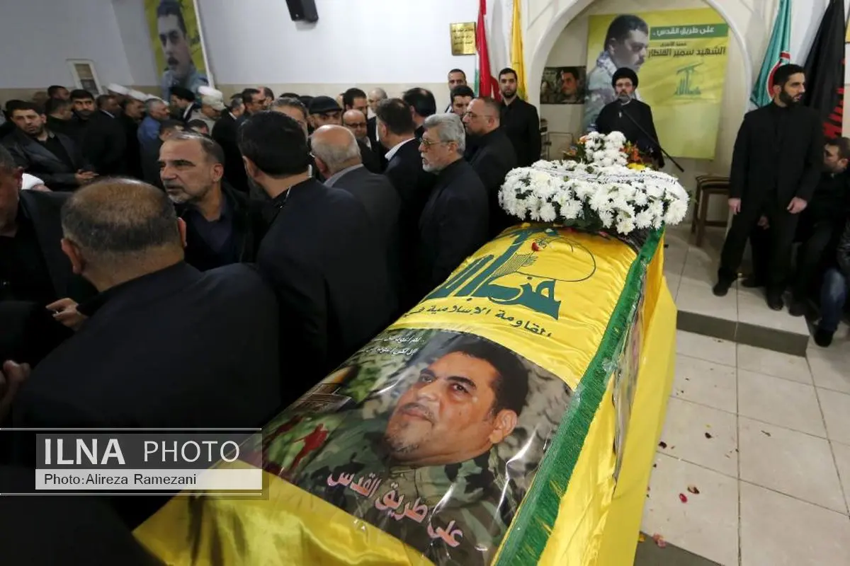 مراسم تشییع پیکر "سمیر قنطار" برگزار شد