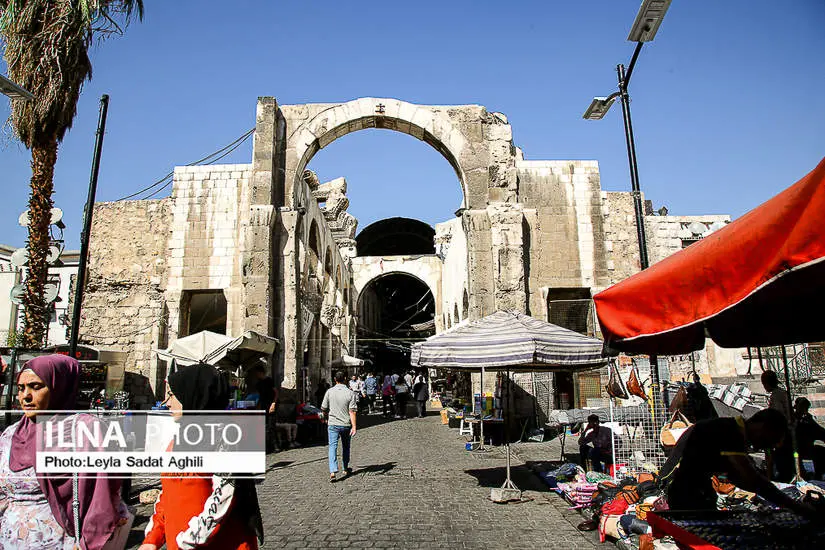  بازار دمشق پایتخت سوریه