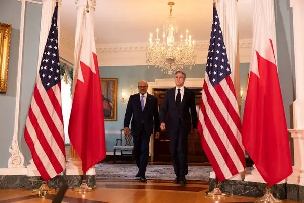 دیدار وزرای خارجه آمریکا و بحرین