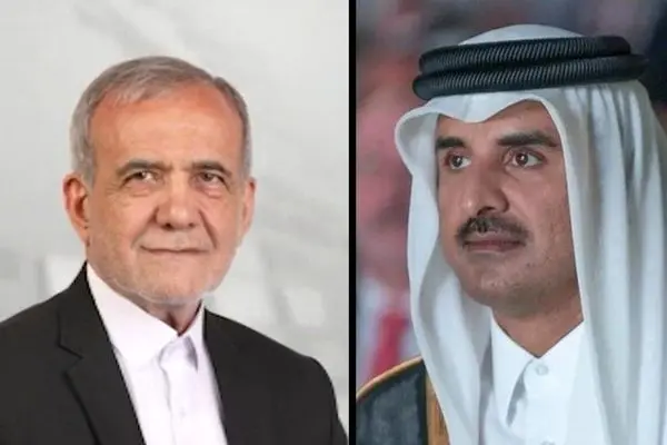 Pezeshkian says his admin. determined to boost cooperation with Qatar
