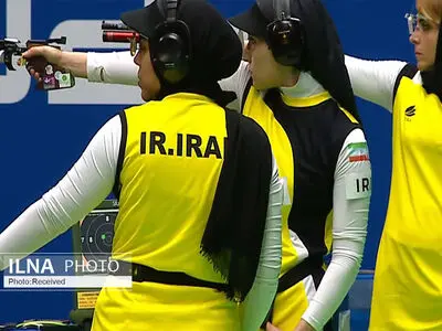  قهرمانی تیم تپانچه زنان ایران در جام جهانی برزیل