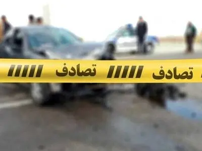 برخورد چند دستگاه خودرو در اتوبان تهران- قم


