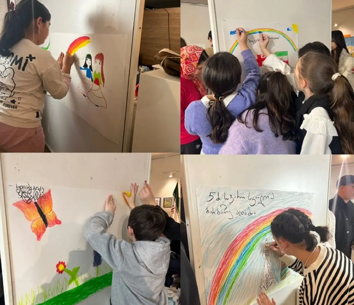 دهه فجر با هنر کودکان ایران و گرجستان جشن گرفته شد