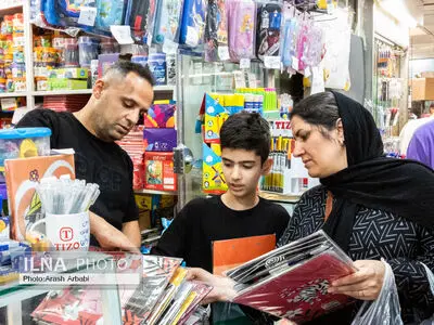 حال و هوای بازار لوازم تحریر تهران در آستانه شروع سال تحصیلی جدید 