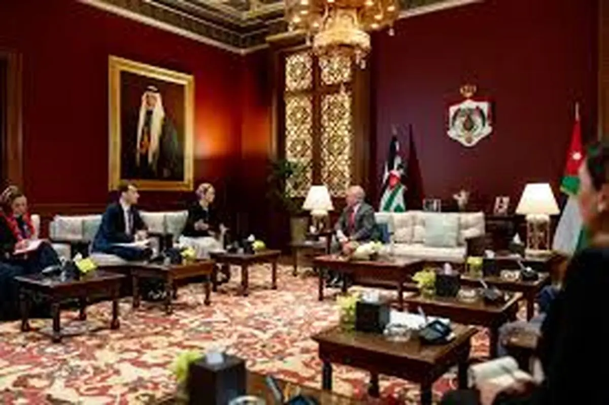 گفت‌وگوی کالاس با پادشاه اردن