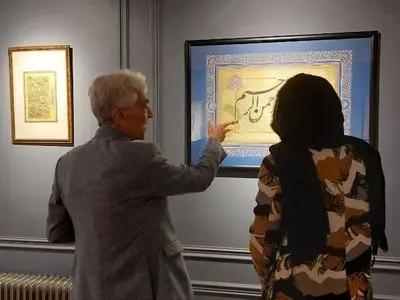 نمایشگاه «خط آذین» با نمایش ۳۶ اثر خوشنویسی