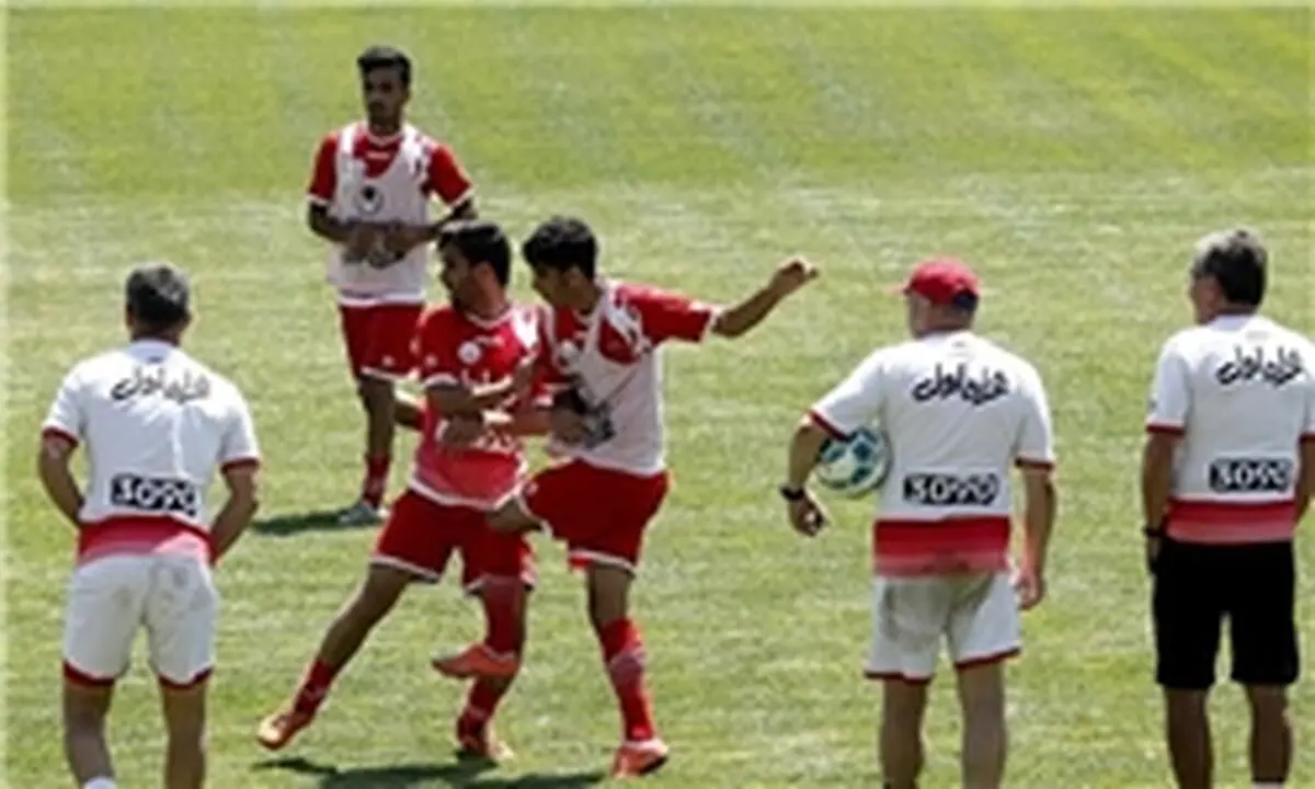برنامه تمرینات پرسپولیس تا بازی با السد