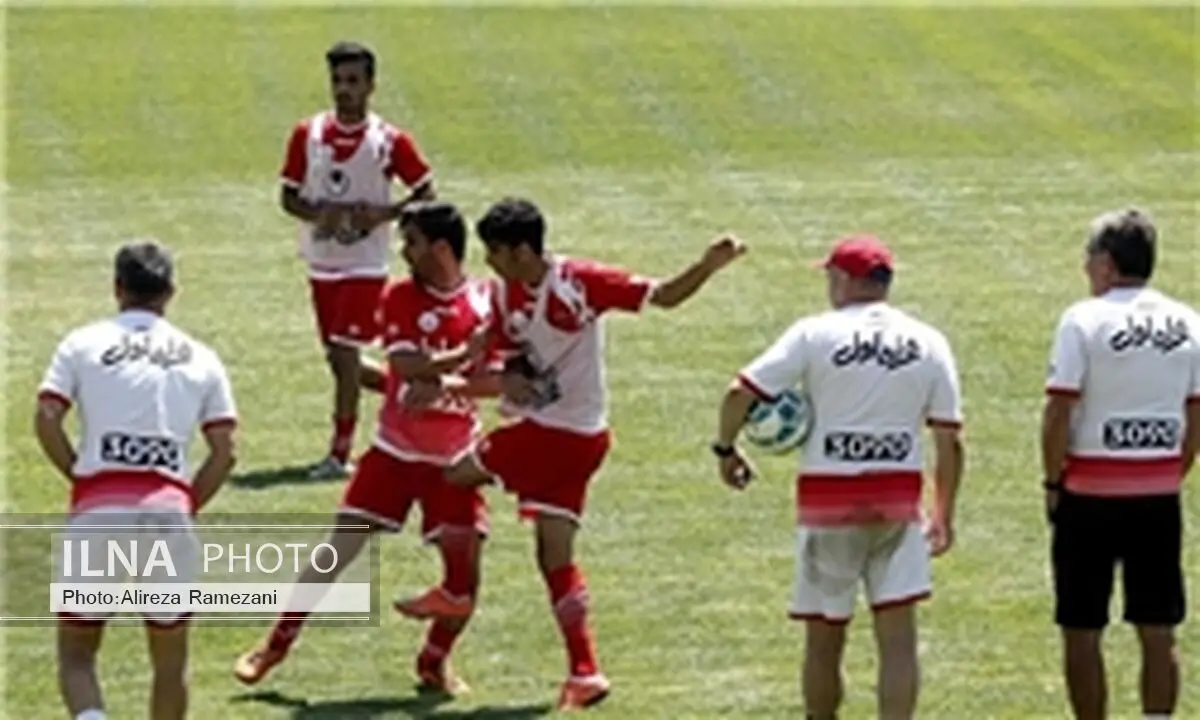 گزارش تمرین پرسپولیس