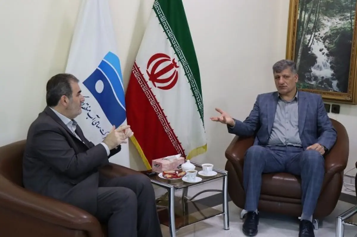 دیدار نماینده شهرستان رودبار با مدیر عامل شرکت آب منطقه‌ای گیلان