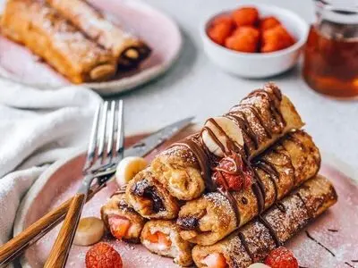 دستور پخت فرنچ تست رولی