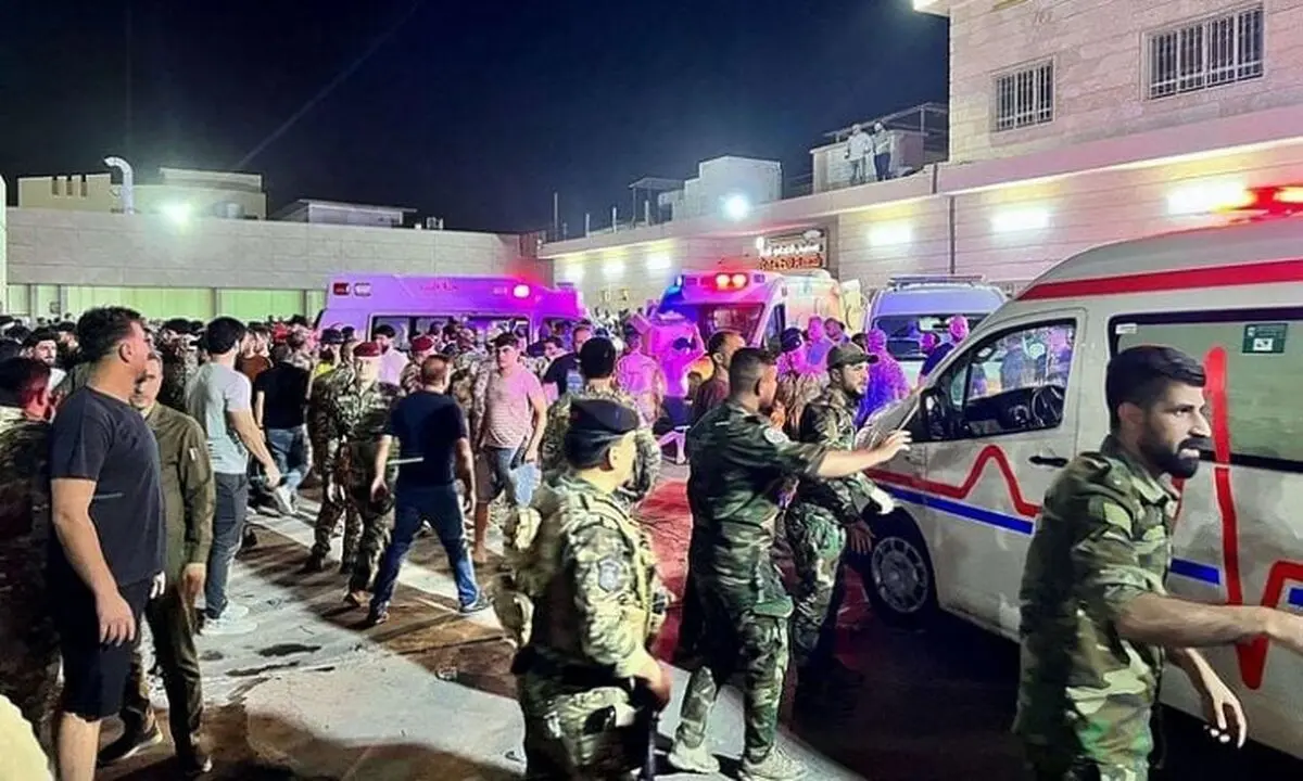 450 قتیلا وعشرات الجرحى في حریق بحفل زفاف شمالي العراق