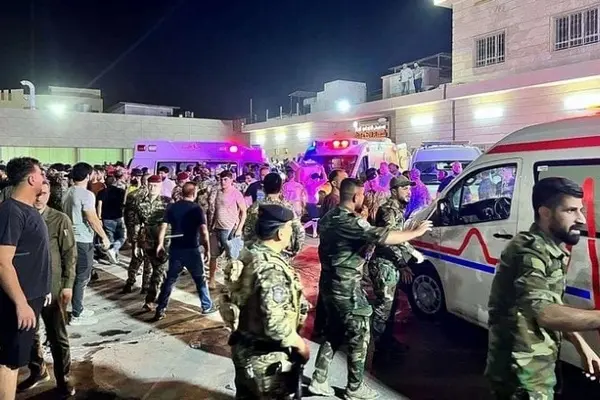 450 قتیلا وعشرات الجرحى في حریق بحفل زفاف شمالي العراق
