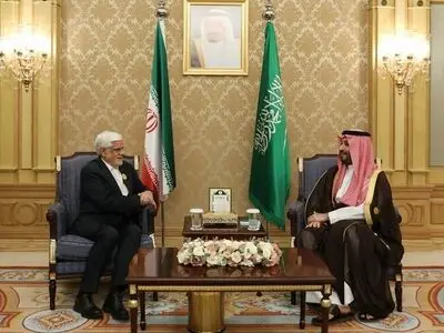 النائب الاول للرئيس الايراني يلتقي ولي العهد السعودي