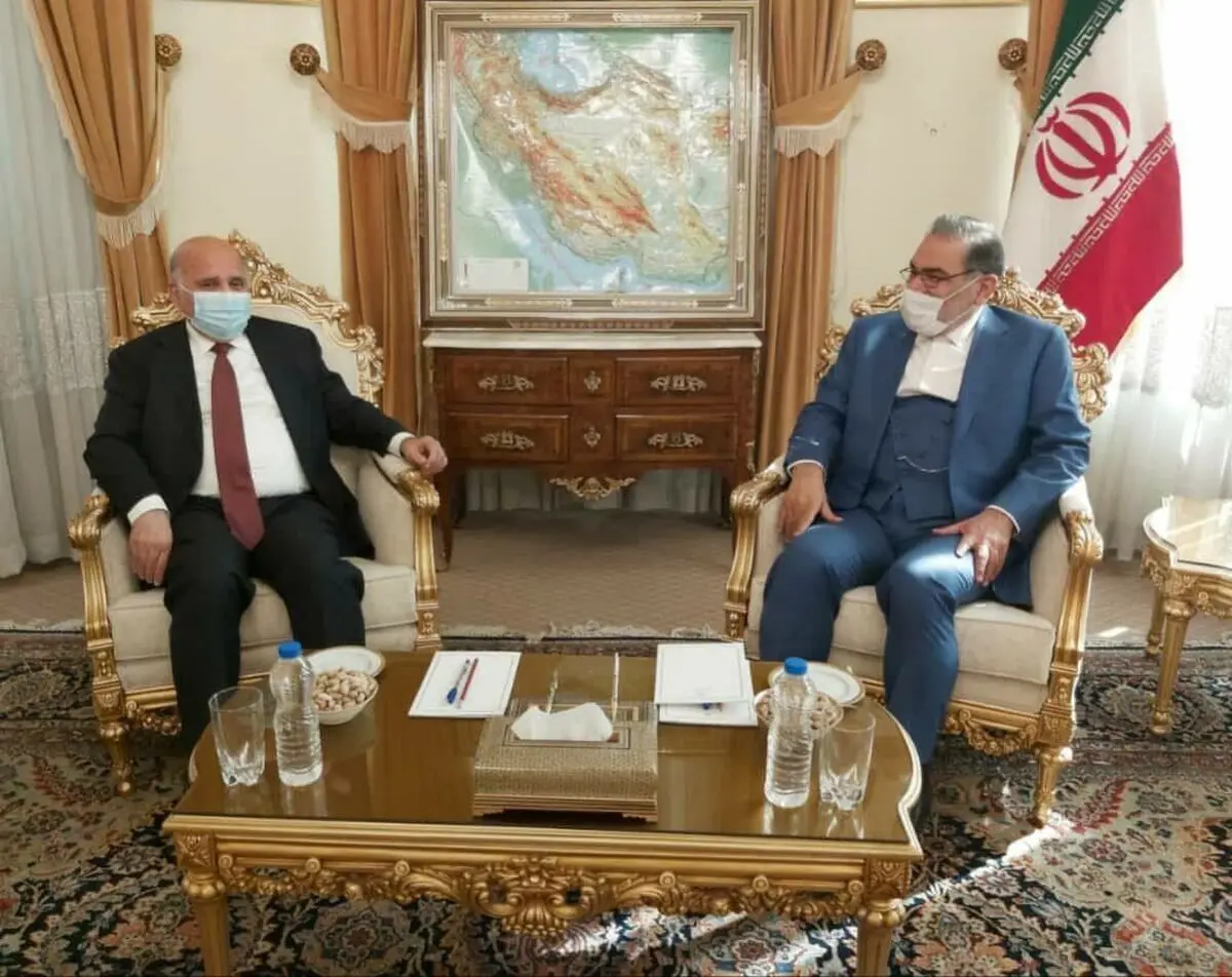 
شمخانی یستقبل وزیر الخارجیة العراقی 