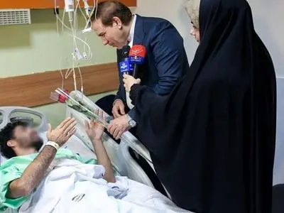 سخنگوی قوه قضاییه با مجروحان حوادث اخیر دیدار و گفت‌و‌گو کرد