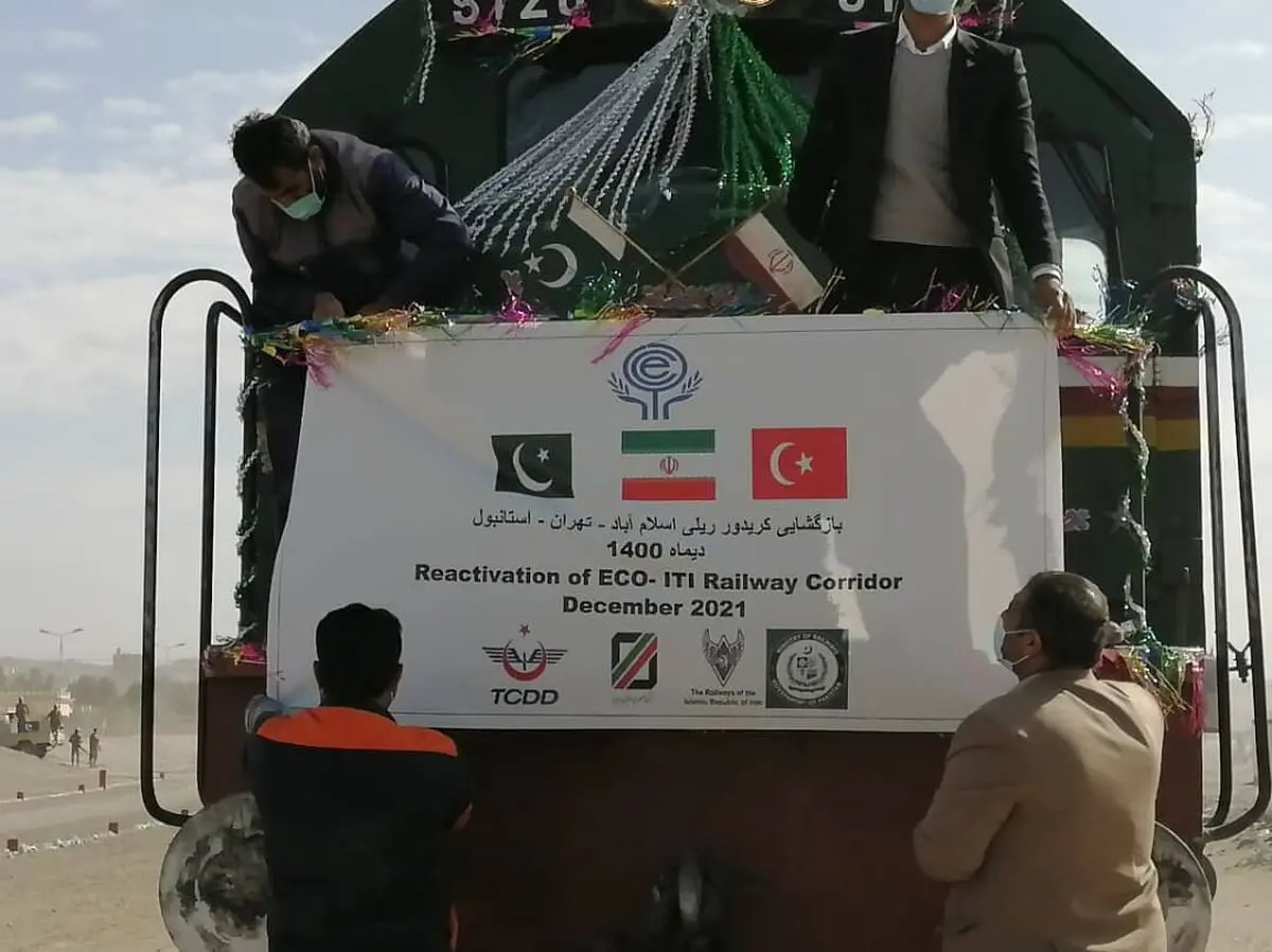 شروع به کار کریدور ریلی اسلام‌آباد-تهران-استانبول از امروز   