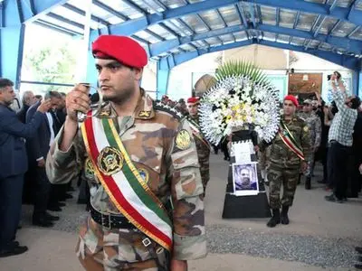 تشییع و خاکسپاری پیکر شهید «حمید امیریان» در کرمانشاه