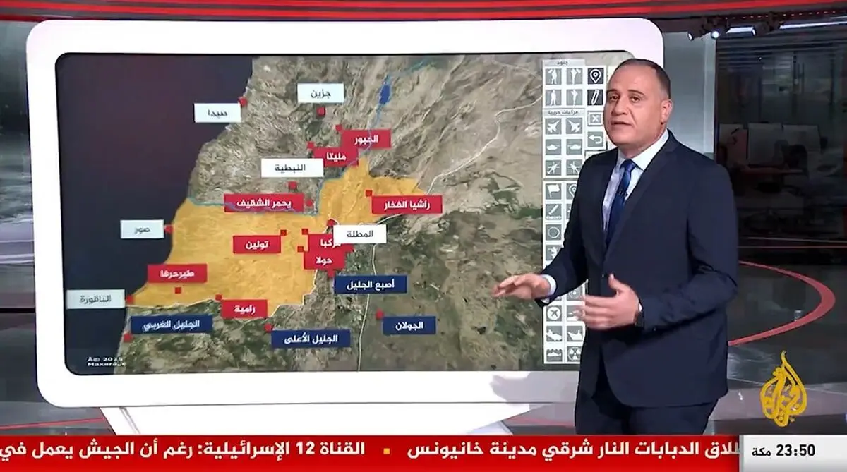 اسرائیل در حملات گسترده خود کدام مناطق از لبنان را هدف قرار داد؟ + فیلم