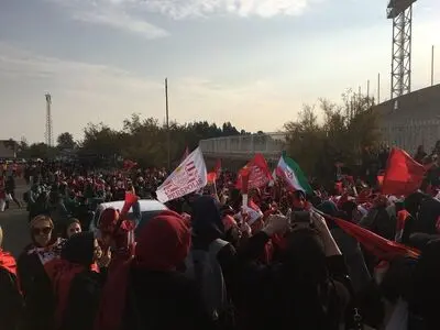 ورود بانوان به ورزشگاه آزادی جهت تماشای فینال لیگ قهرمانان آسیا