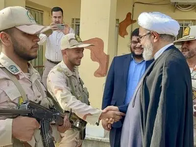 بازدید سرزده رئیس سازمان قضایی نیرو‌های مسلح از پاسگاه مرکزی اینچه برون گنبدکاووس 