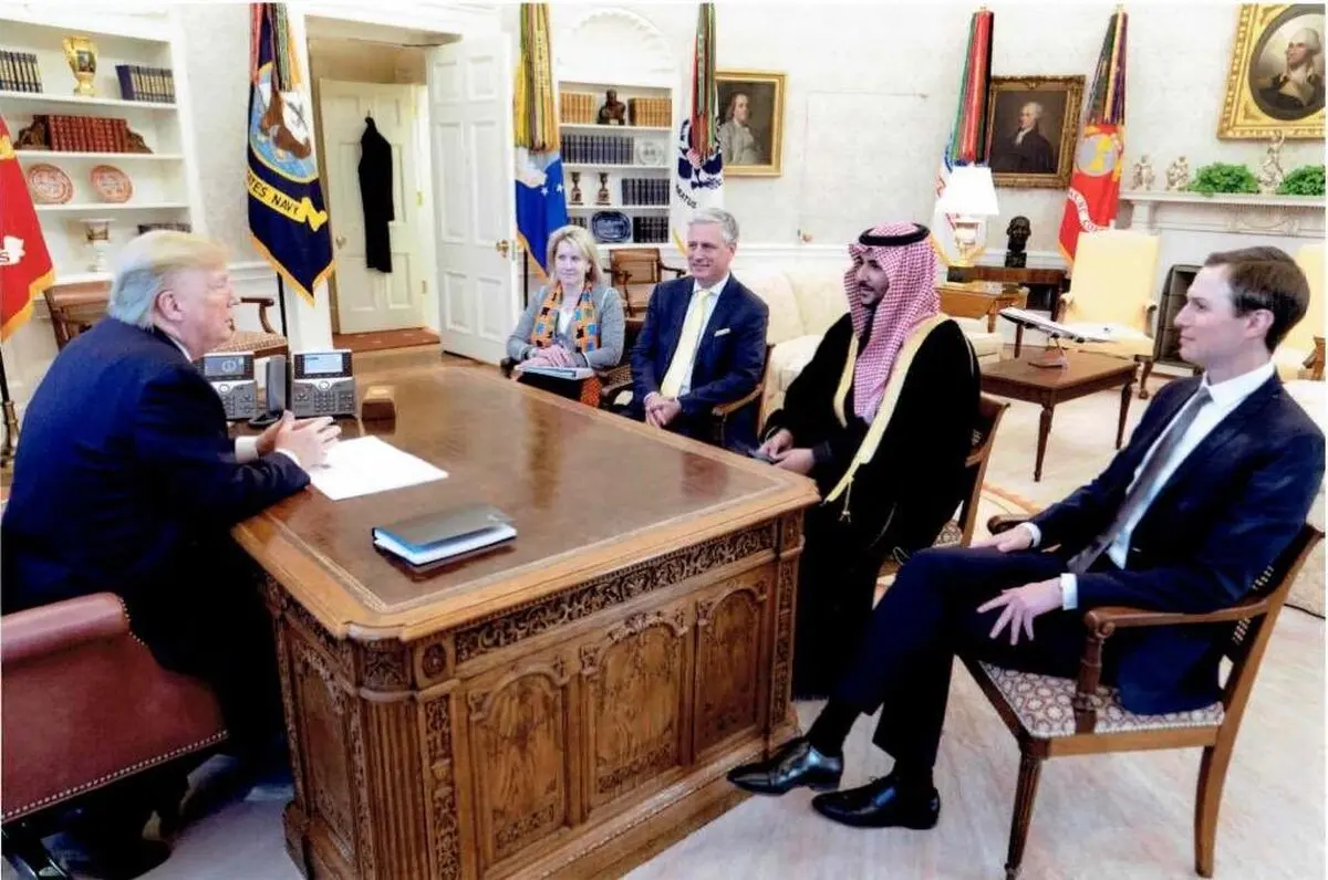 دیدار ترامپ با معاون وزیر دفاع عربستان