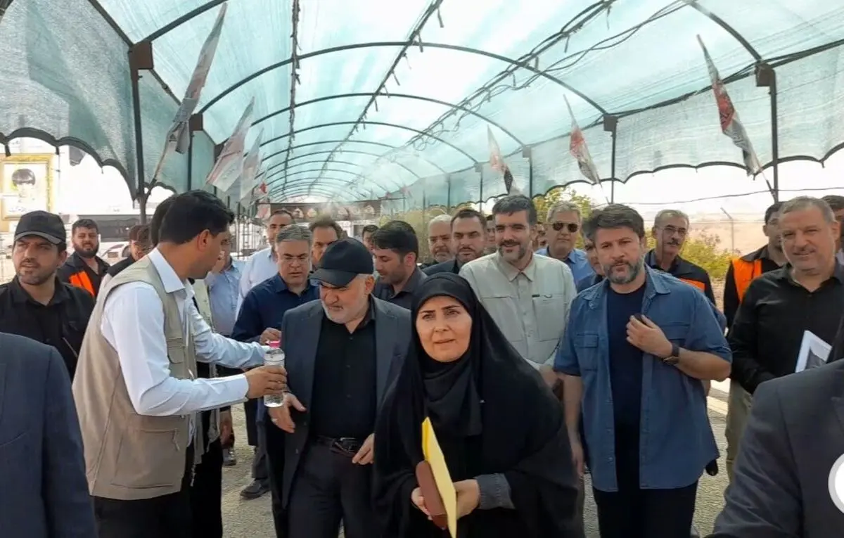 بازدید وزیر راه و شهرسازی از پایانه مرزی چذابه