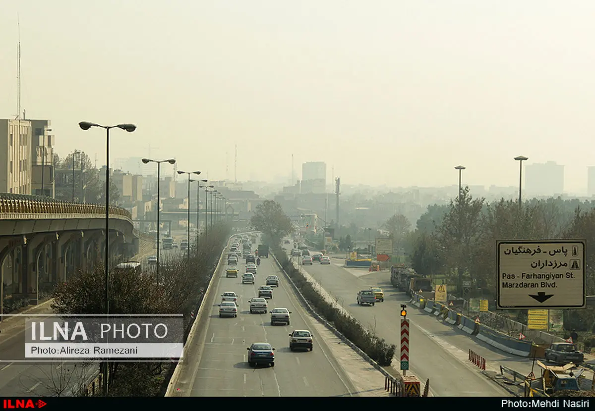 هوای تهران در وضعیت قرمز قرار دارد