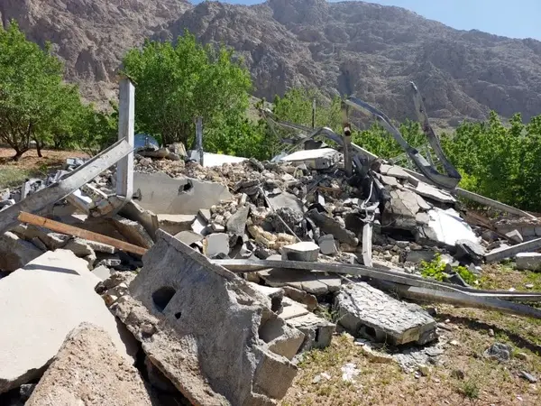 تخریب ۷ فقره ساخت و ساز غیر مجاز در شهرستان سامان