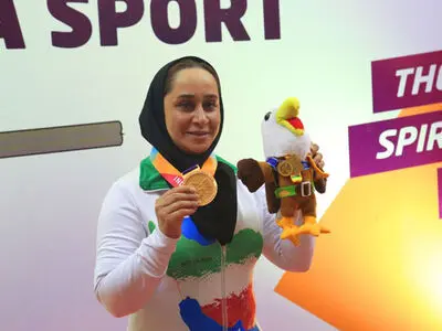 طلای جهان بر گردن ساره جوانمردی