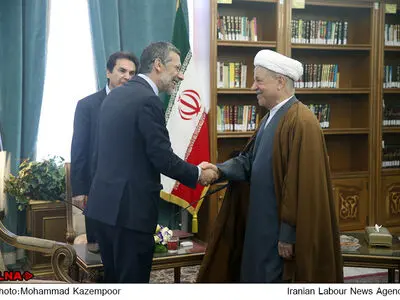دیدار آیت الله هاشمی رفسنجانی با سفیر جدید ایتالیا