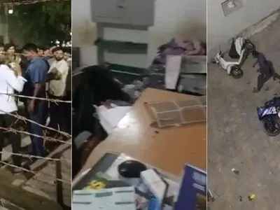 حمله به دانشجویان مسلمان هنگام اقامه نماز در هند 