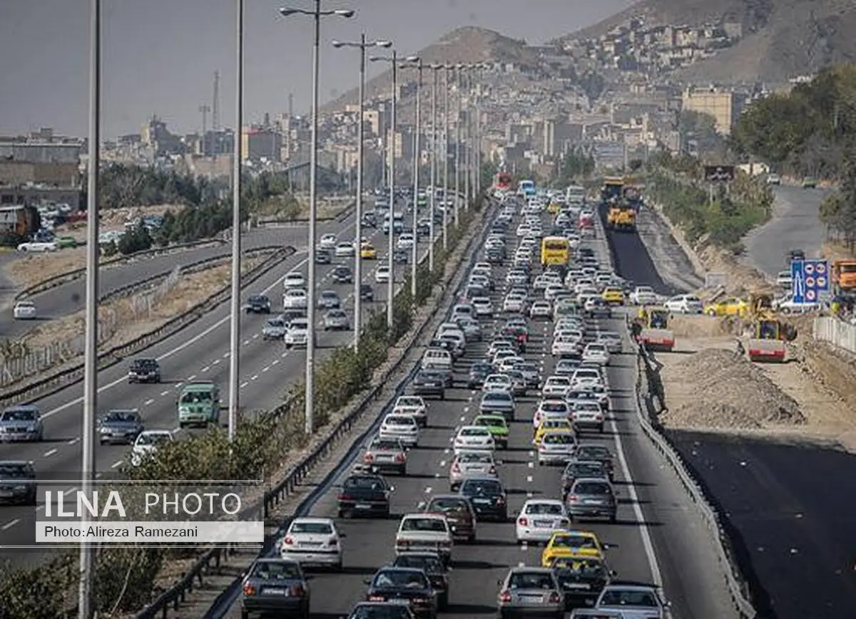 تردد بیش از ۱۳۶ میلیون وسایل نقلیه در البرز ثبت شد