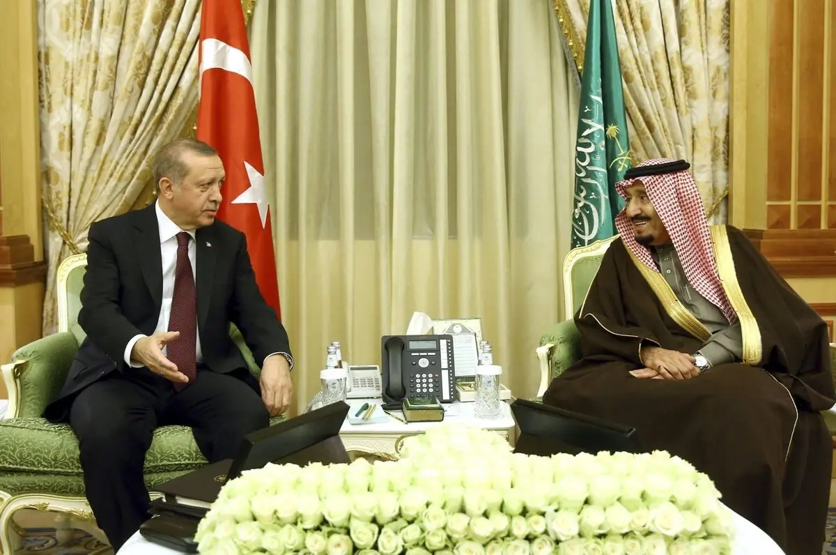 گفت‌وگوی تلفنی اردوغان و ملک سلمان درباره روابط دوجانبه